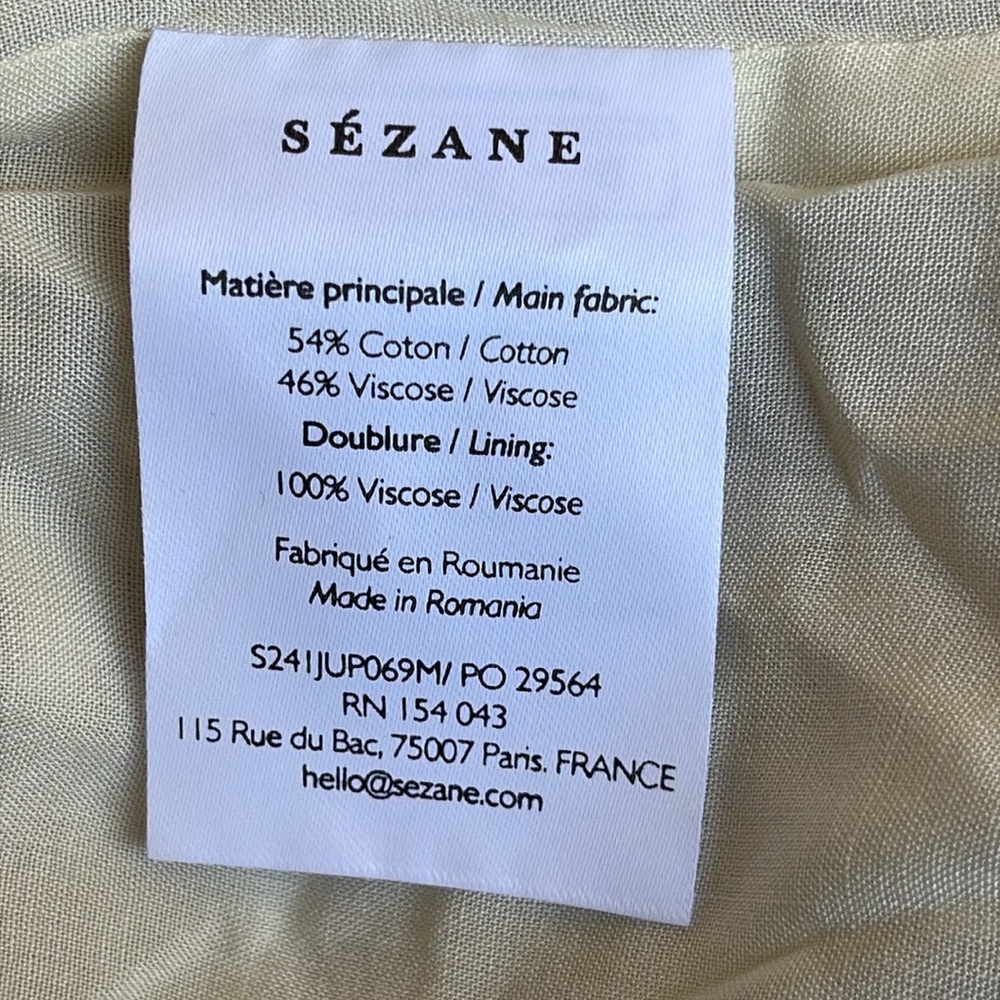 Sezane  printed skirt - Picture 7 of 8